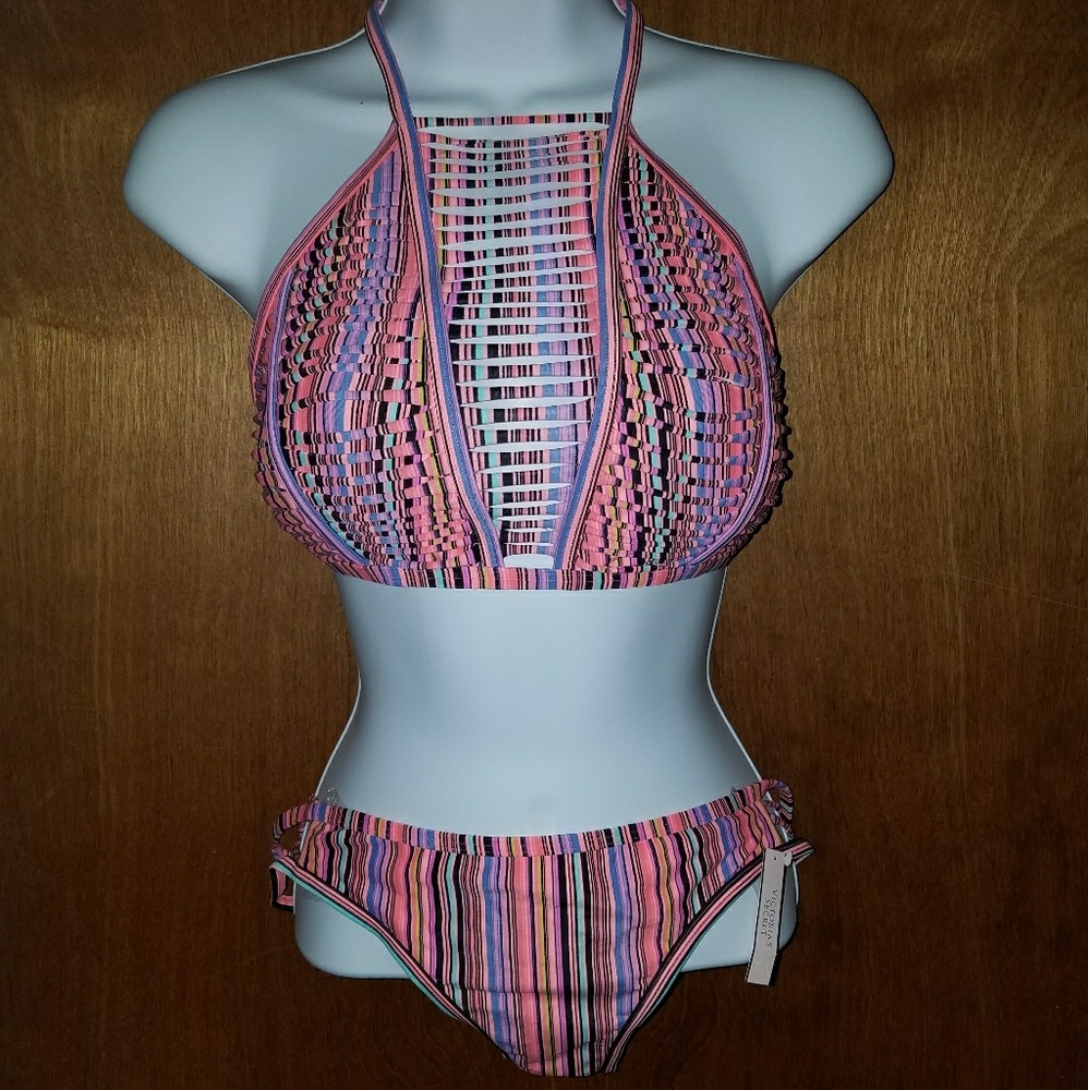 Victoria Secret NWT Colorful Bikini with Bottom.
